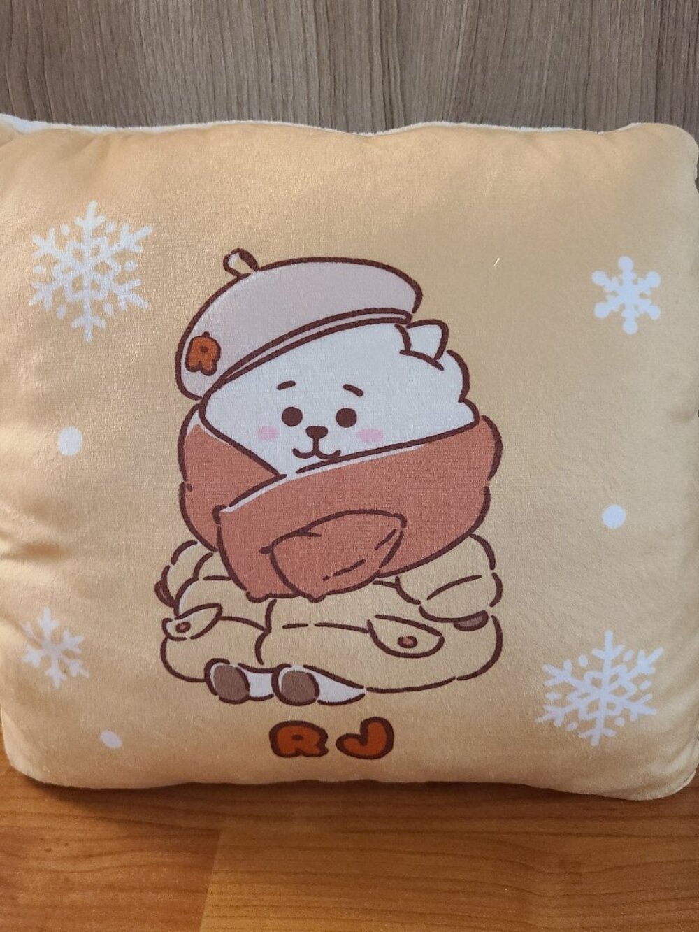 BTS BT21 RJ Cushion Pillow 2025 Happy Bag Winter Version Line Friends Japan Jin